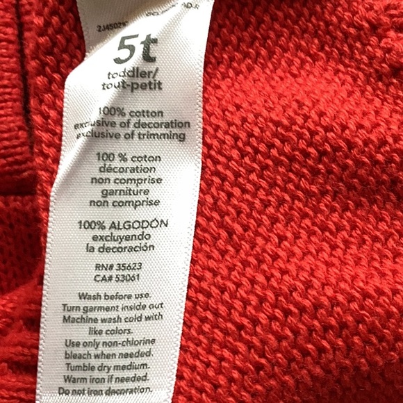 Red sweater with white polo shirt 🟫 - Picture 5 of 8